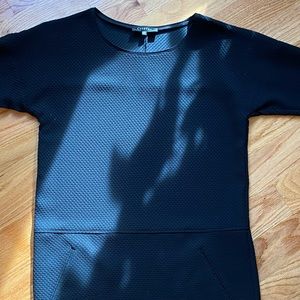 Cotelac Black Textured Dress, Size 0